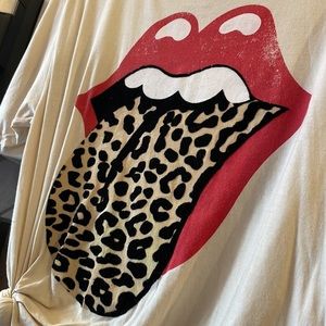 Rolling Stones free people textured soft T-shirt
